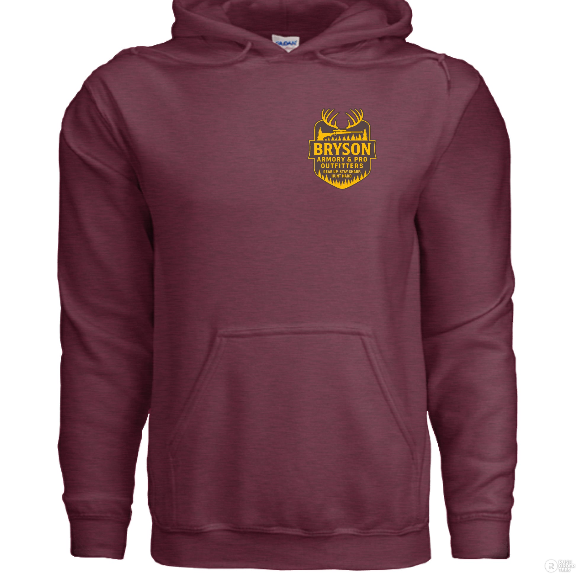 Heather Sport Dark Maroon - FRONT