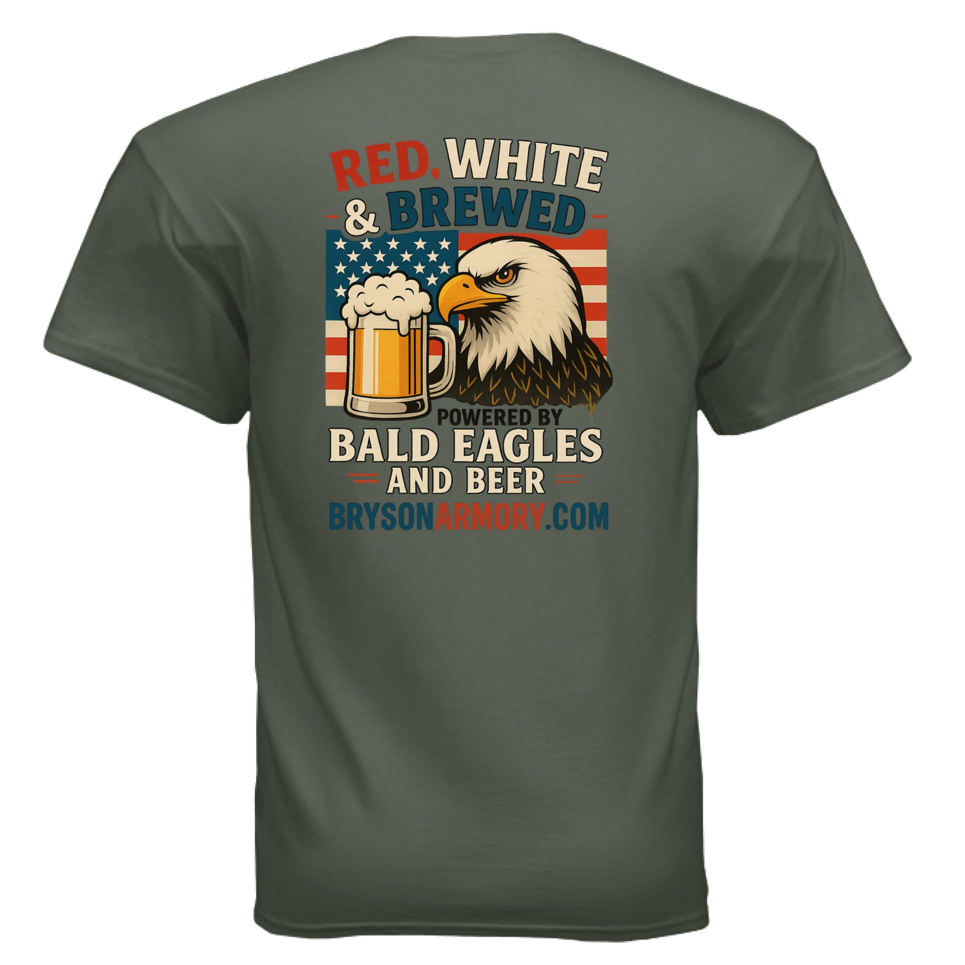 MILITARY GREEN - BACK