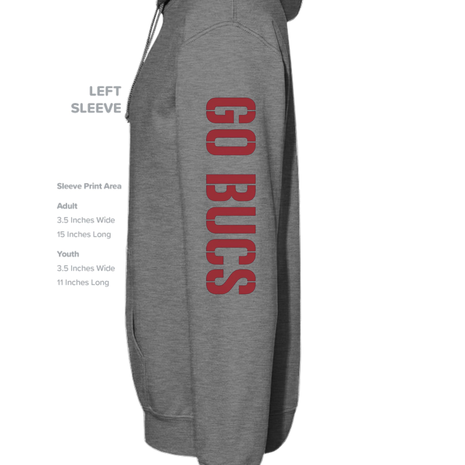 GRAPHITE HEATHER - SLEEVE_LEFT