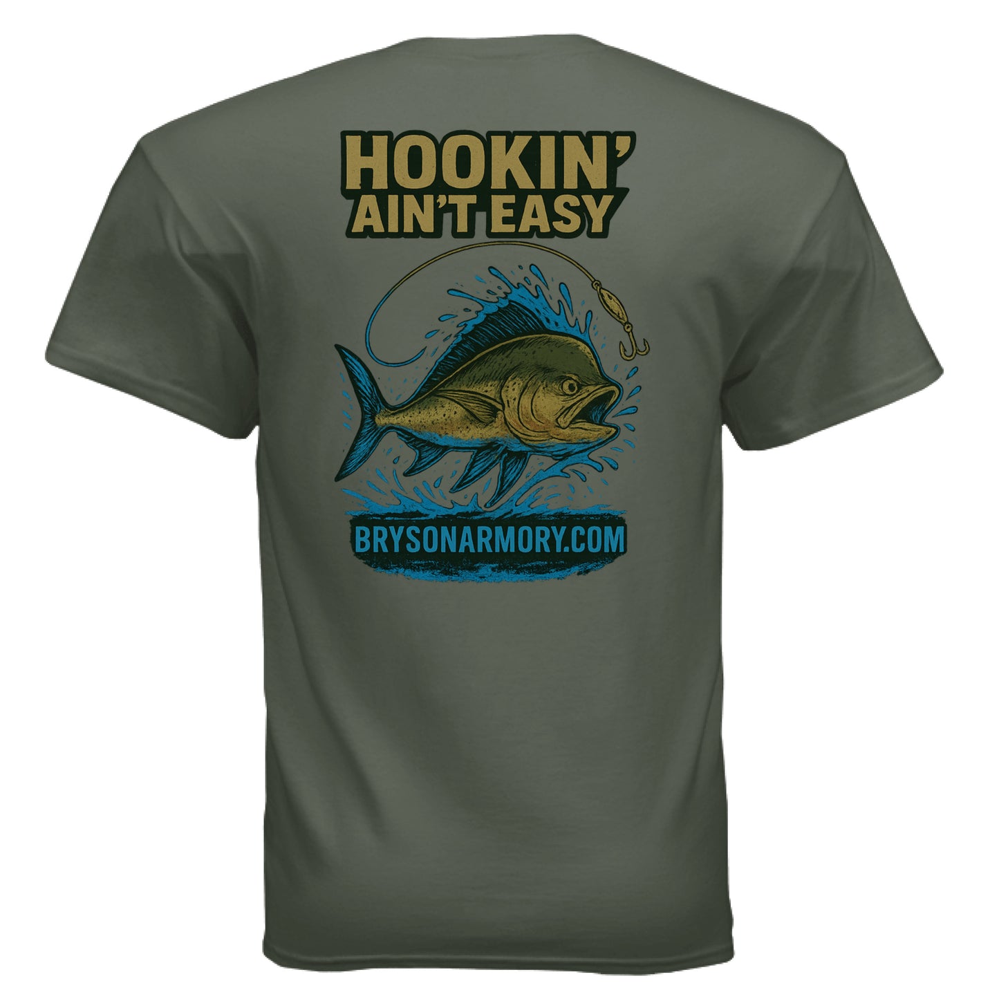 MILITARY GREEN - BACK