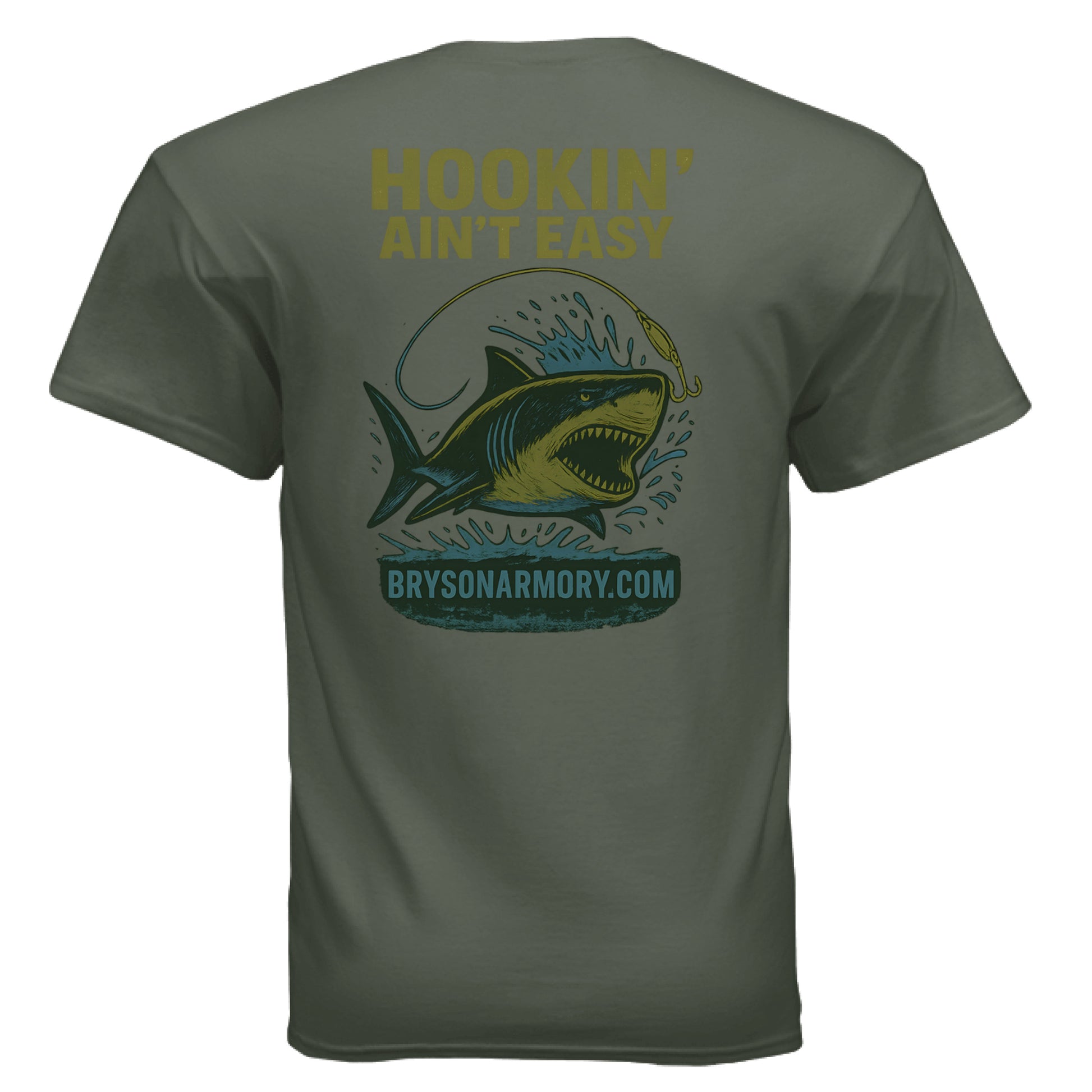 MILITARY GREEN - BACK